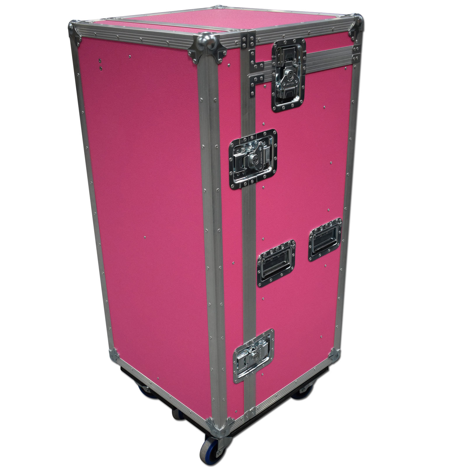 5 Drawer Backline Tool Flightcase In Pink